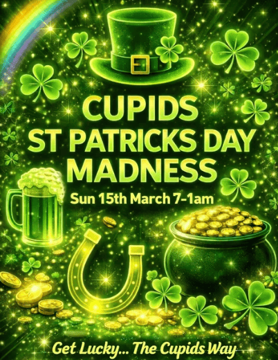 Cupids St Patricks Day Madness