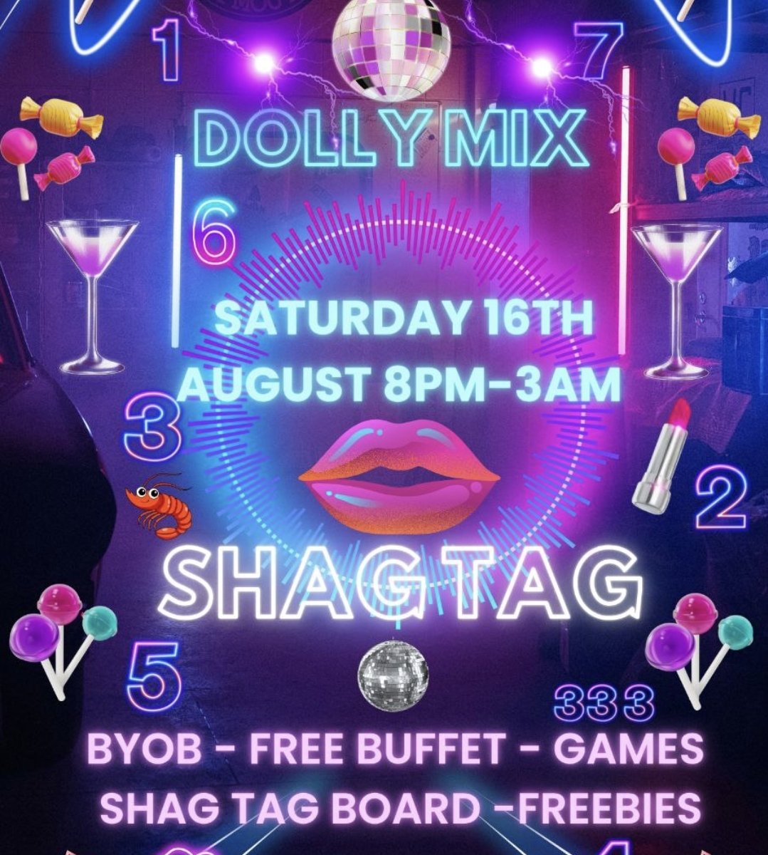 Dolly Mix Shag Tag