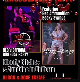 HALLOWEEN PARTY! Bloody Bitches and Zombies in Uniform – Red’s Official Birthday Bash