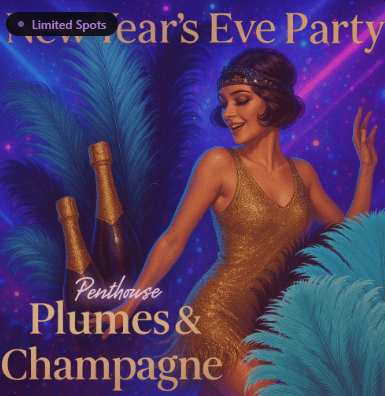 Plumes & Champagne – New Years Eve Gala