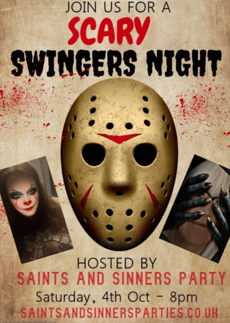Saint & Sinners Parties – Scary Swingers Night
