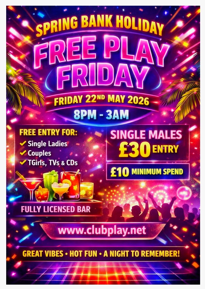 Spring Bank Holiday Free Play Friday