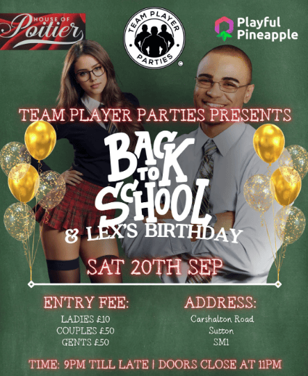 Team Player Parties: Back 2 School & Lex’s Birthday