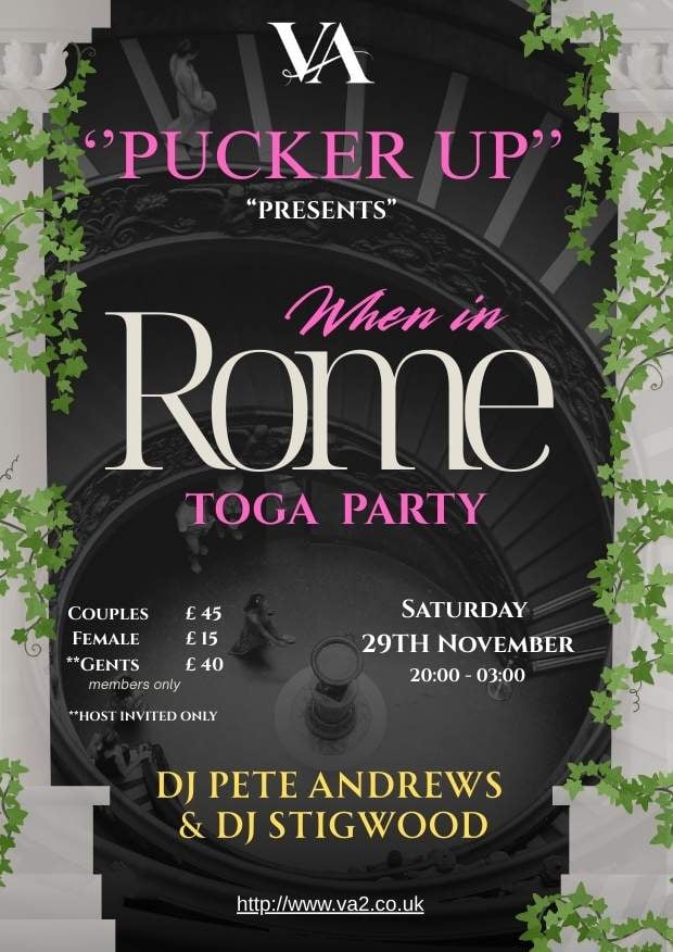 When in Rome – Toga Party